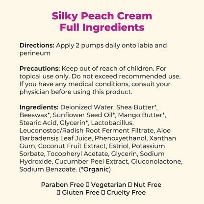 Make your love life work again Silky Peach Cream